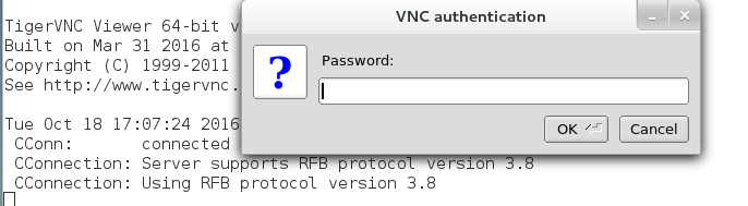 Create vnc server with a specific session number elctronic workbench